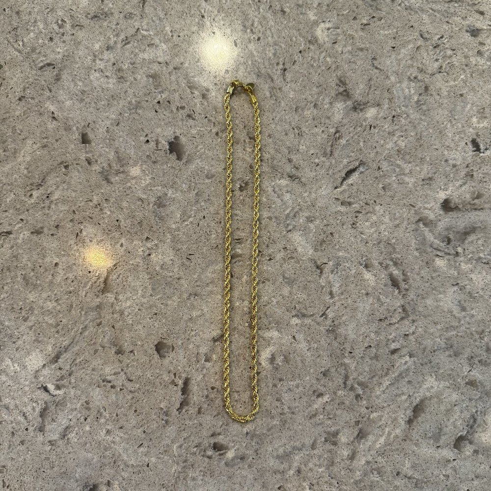 EUC GOLD ROPE CHAIN